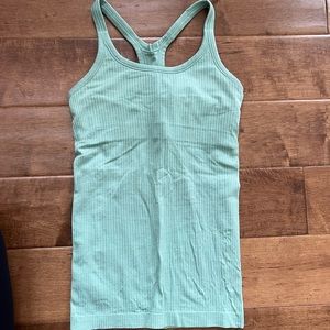 Lululemon Ribbed racer back sports bra tank top